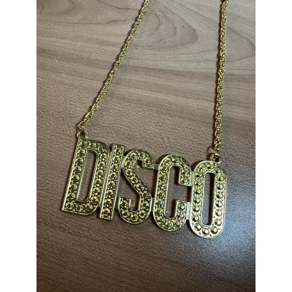 Funky 70s 80s Disco Necklace Costume Unbranded - Picture 2 of 4